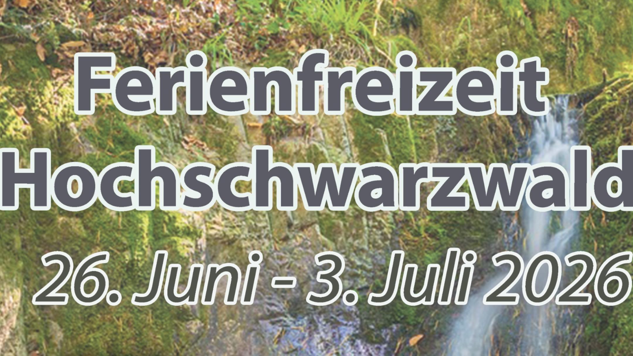 Plakat Ferienfreizeit